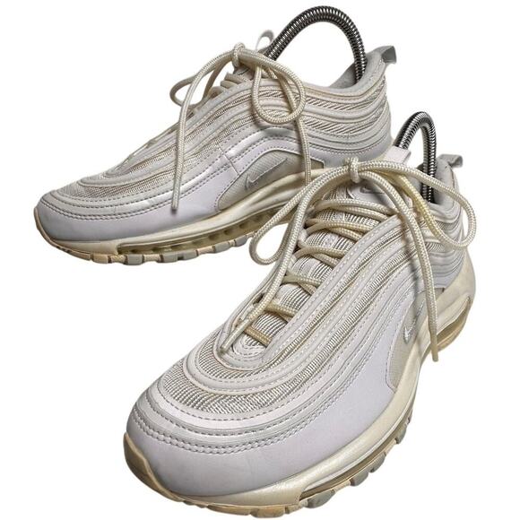 Nike Women's Air Max 97 Triple White Shoes Sneakers Size 9 DH8016-100 Athleisure - Picture 11 of 15